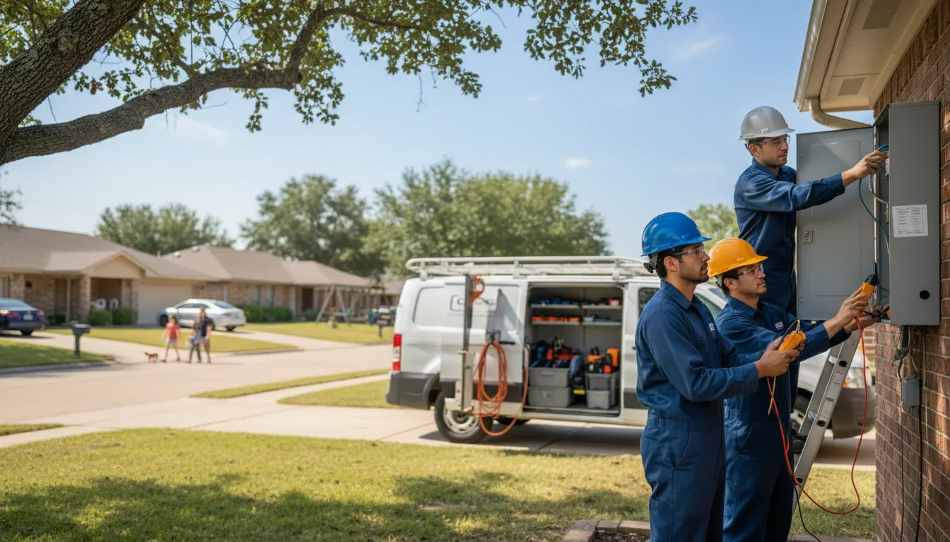 Certified electrician providing emergency electrical services in Otoe, NE